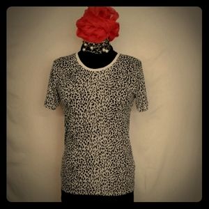 Saint Laurent animal print T shirt